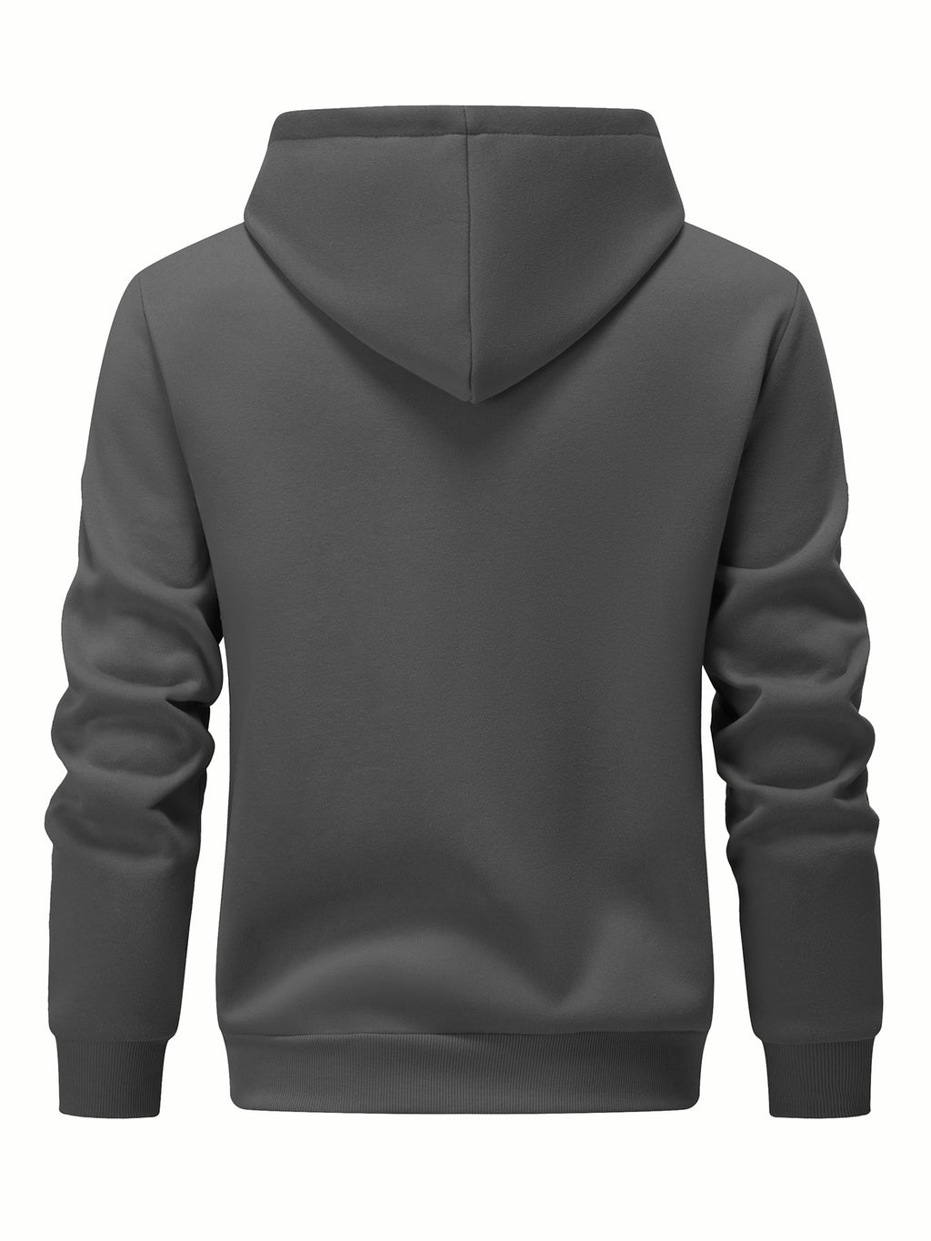 SY666 Riskrole Men's Full Zip Fleece Lined Hoodie with Zipper Pocket