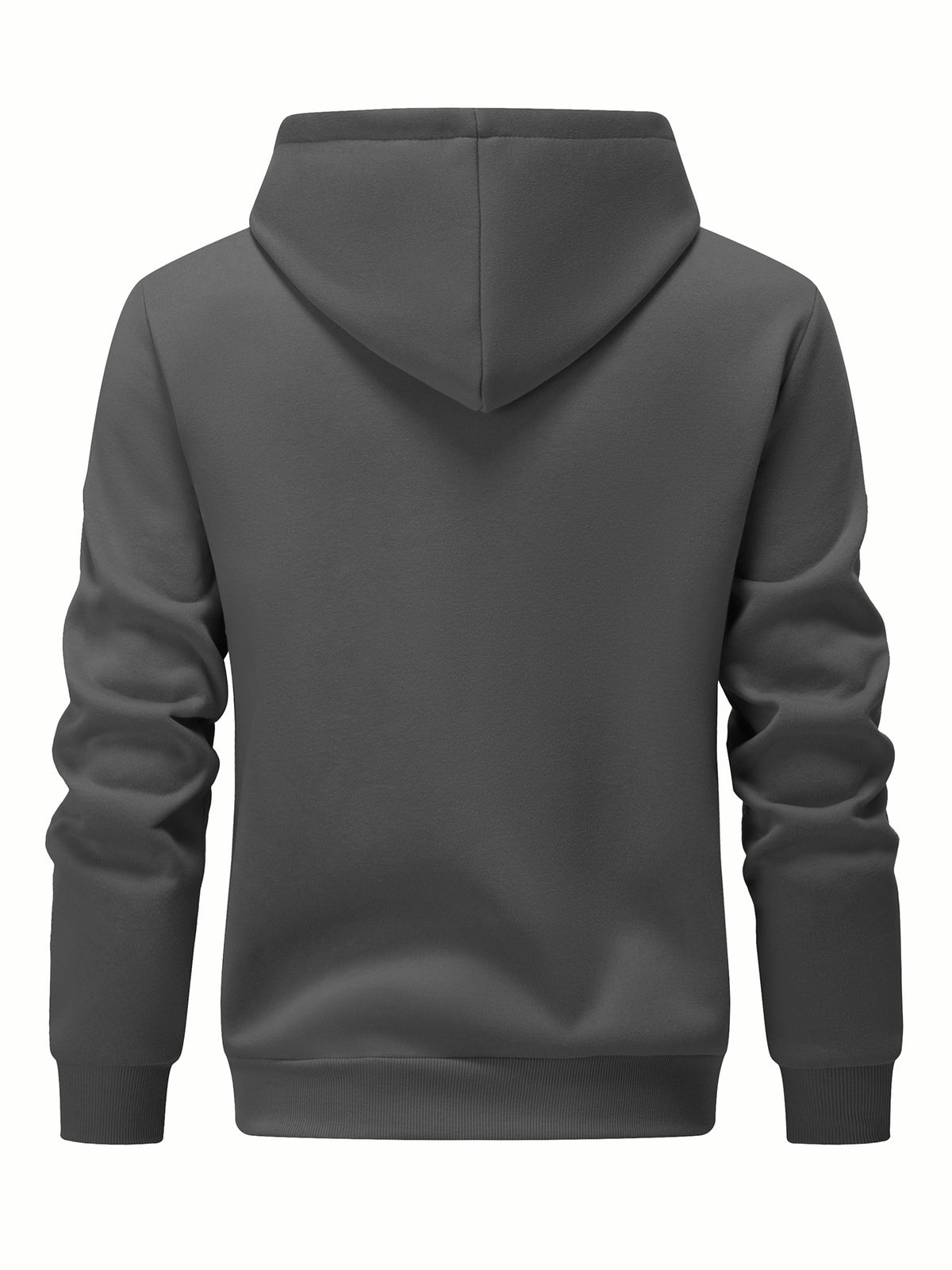 SY666 Riskrole Men's Full Zip Fleece Lined Hoodie with Zipper Pocket