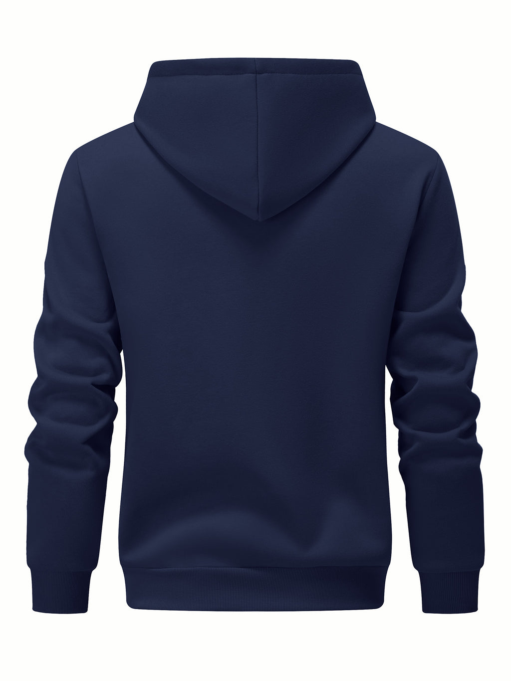 SY666 Riskrole Men's Full Zip Fleece Lined Hoodie with Zipper Pocket