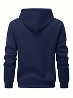 SY666 Riskrole Men's Full Zip Fleece Lined Hoodie with Zipper Pocket