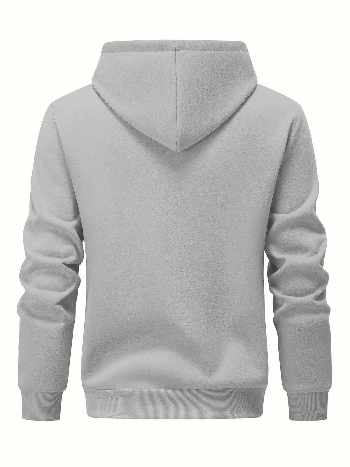 SY666 Riskrole Men's Full Zip Fleece Lined Hoodie with Zipper Pocket