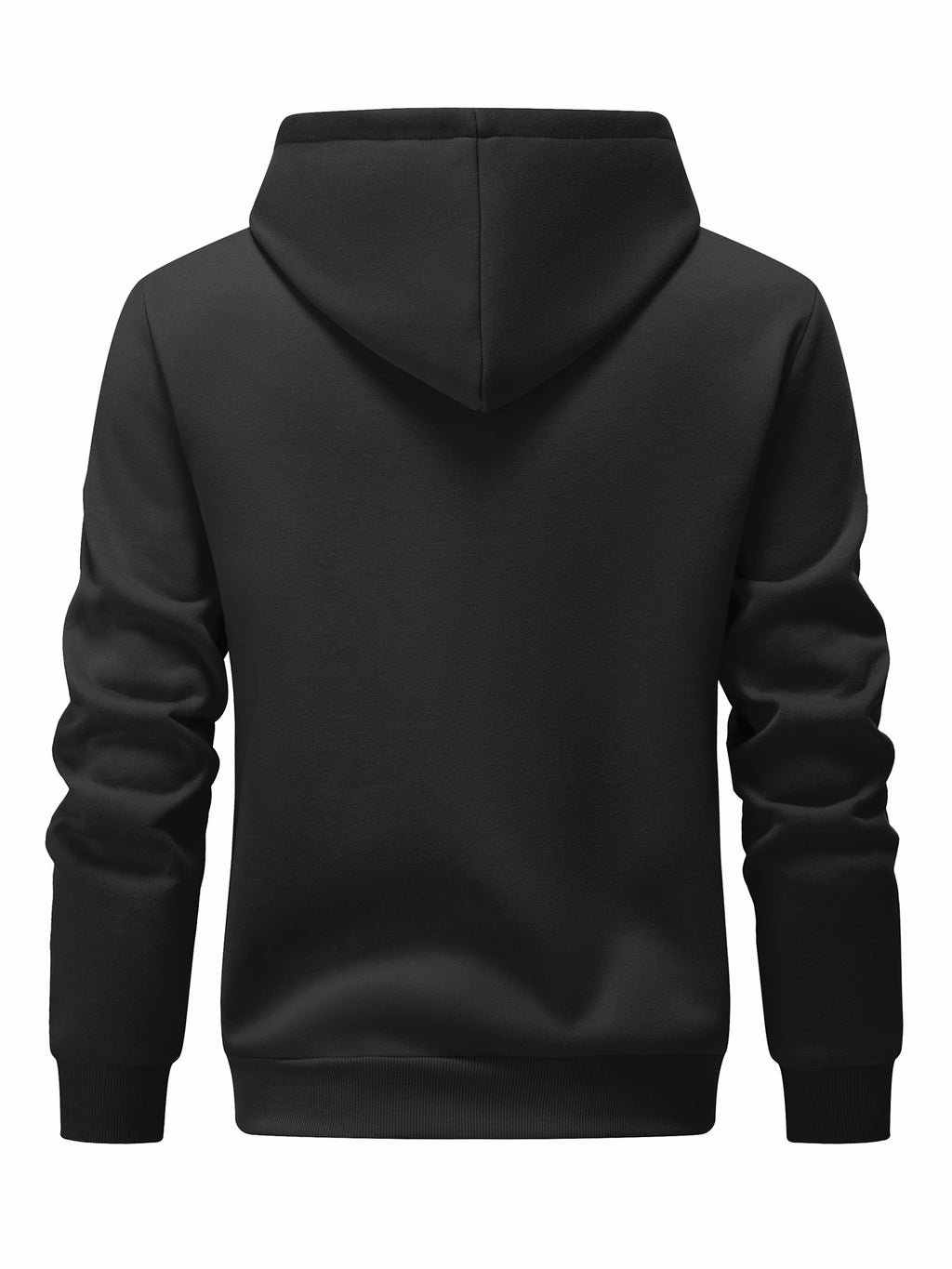 SY666 Riskrole Men's Full Zip Fleece Lined Hoodie with Zipper Pocket