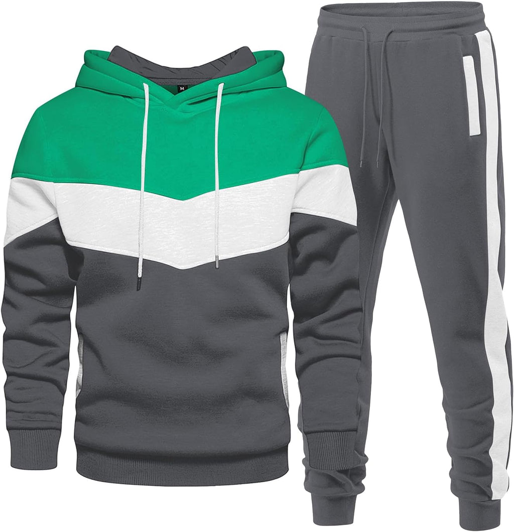 Men's 2-Piece Fleece Hoodie & Jogger Set - View 4