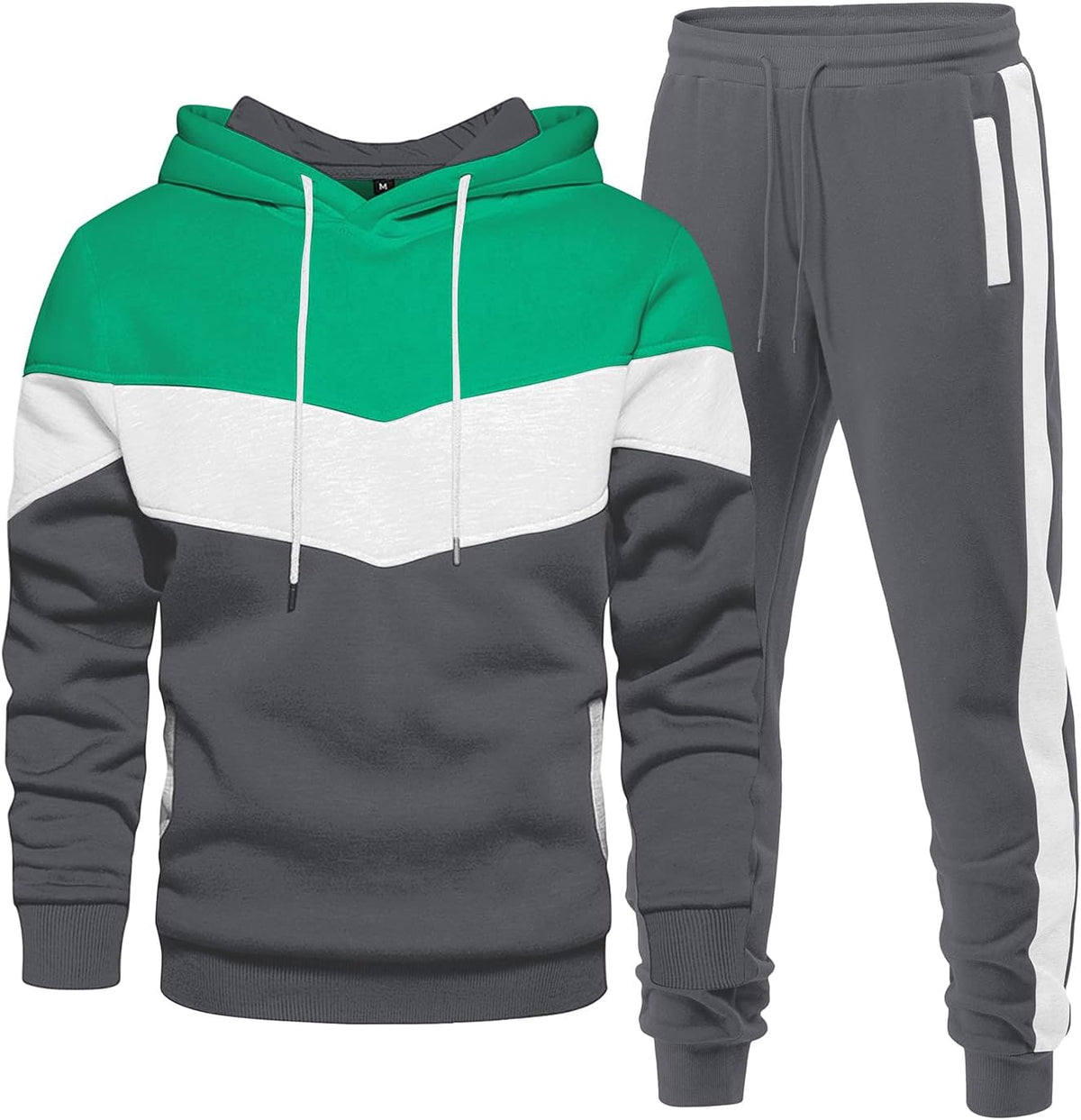 Men's 2-Piece Fleece Hoodie & Jogger Set - View 4