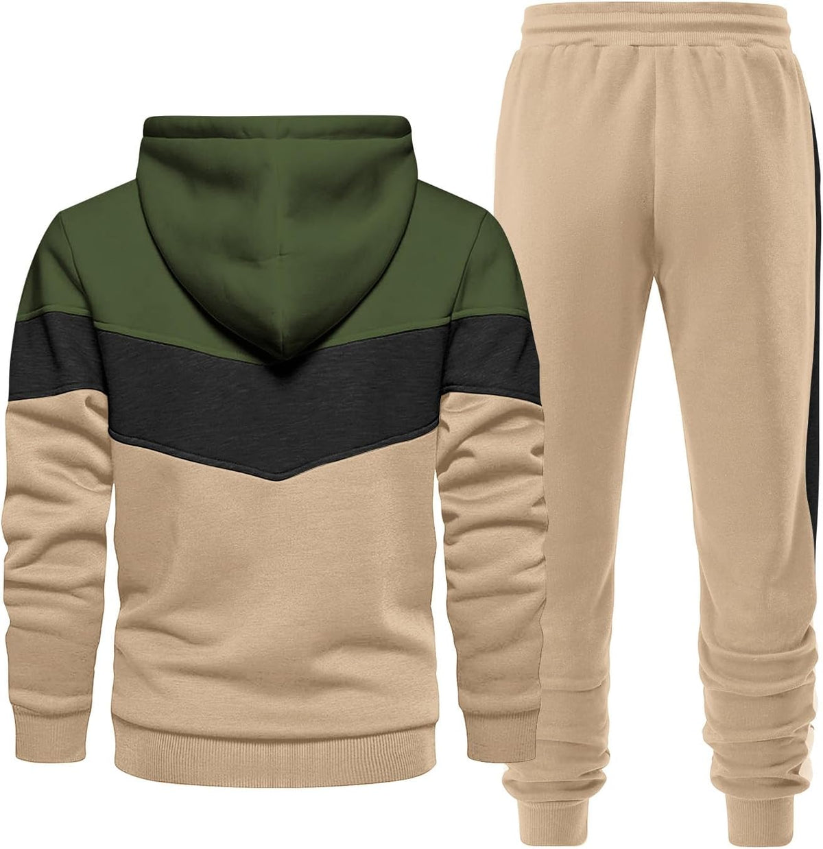Men's 2-Piece Fleece Hoodie & Jogger Set - View 6