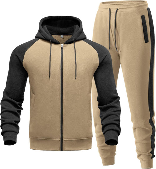 Men's 2-Piece Zip-Up Tracksuit - Front View