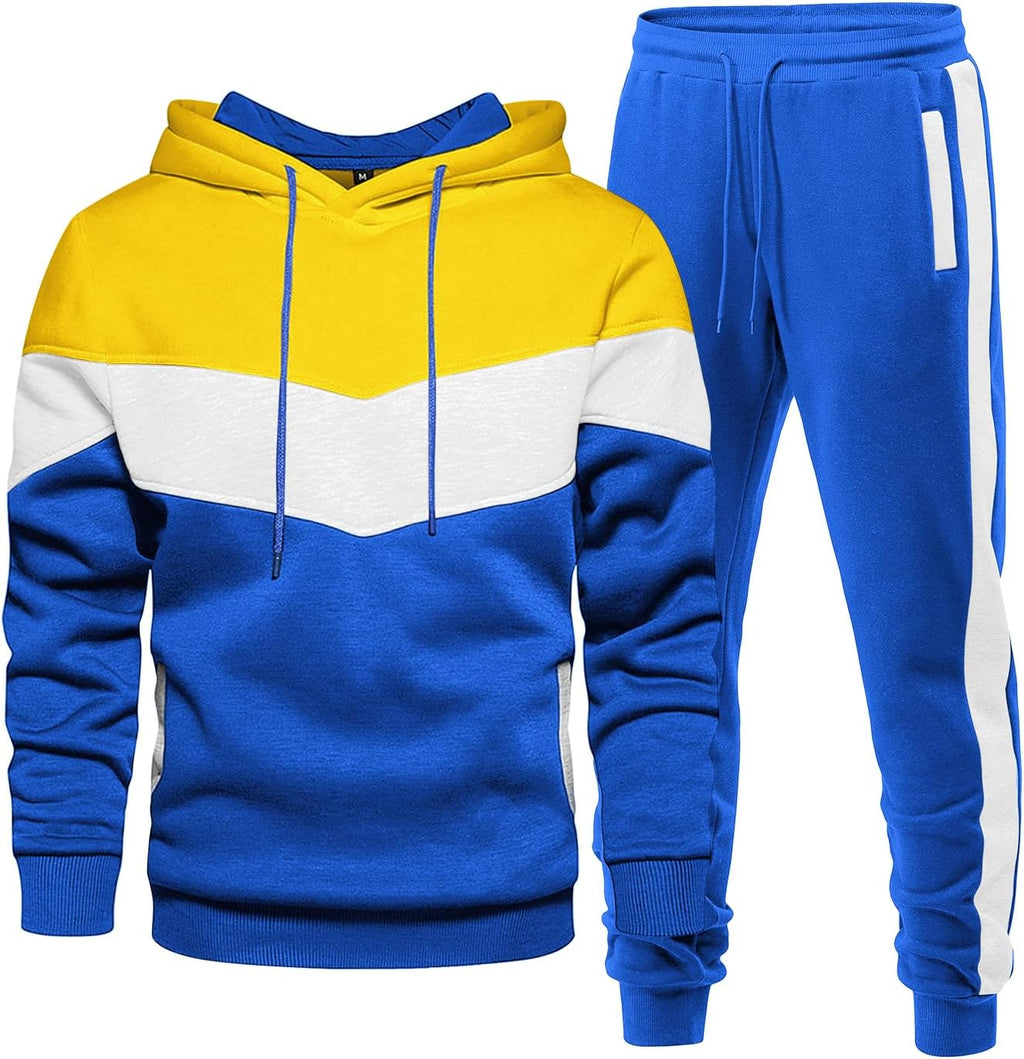 Men's 2-Piece Fleece Hoodie & Jogger Set - Detail View