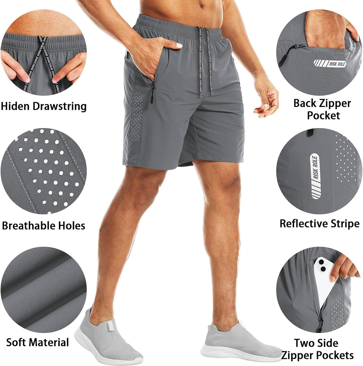 Men's 2-Pack | 7" Quick-Dry Training Shorts - View 4