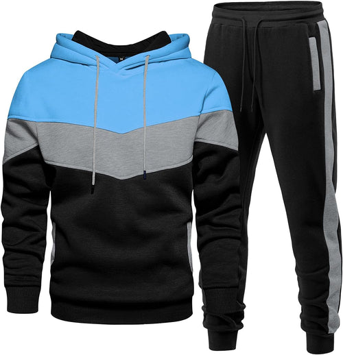 Men's 2-Piece Fleece Hoodie & Jogger Set - Detail View