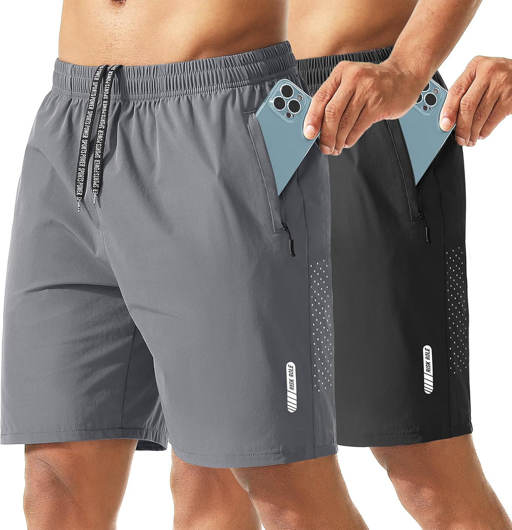 Men's 2-Pack | 7" Quick-Dry Training Shorts - Detail View