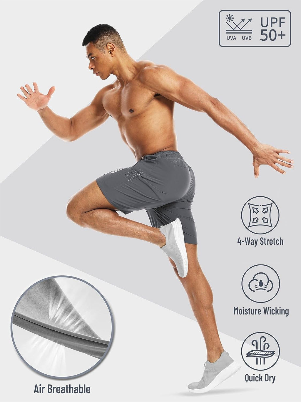 Men's 2-Pack | 7" Quick-Dry Training Shorts - View 7