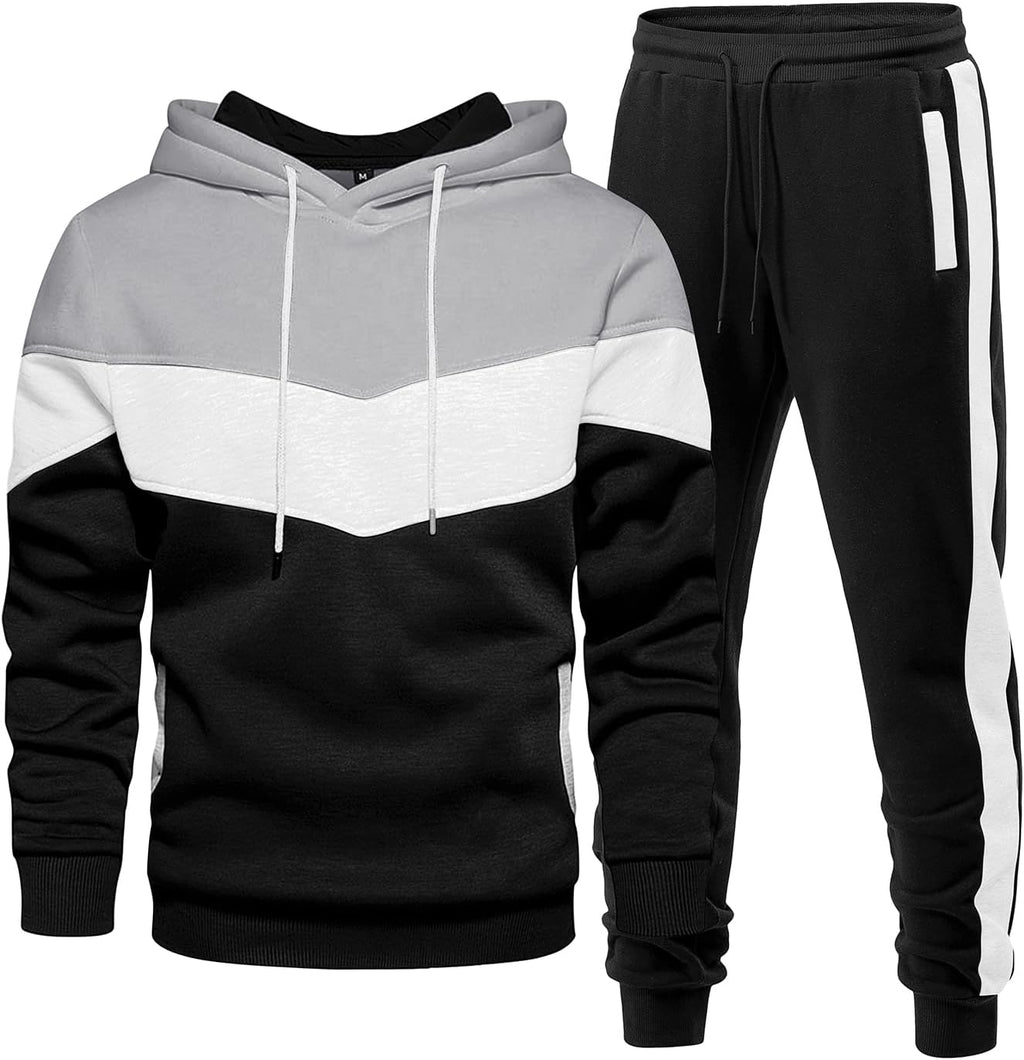 Men's 2-Piece Fleece Hoodie & Jogger Set - View 9