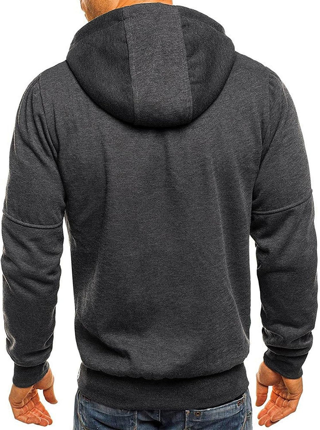 Men's Zip-Up Fleece Hoodie - View 7
