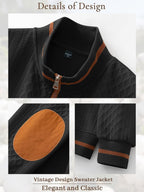 Riskrole men's lightweight jacquard varsity jacket - Black view 5